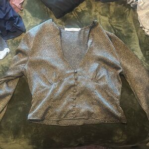 Elegant Black Blouse by Zara